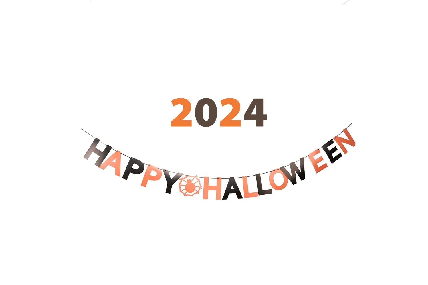 2024 Happy Halloween Banner - Posh Paper Lantern Set