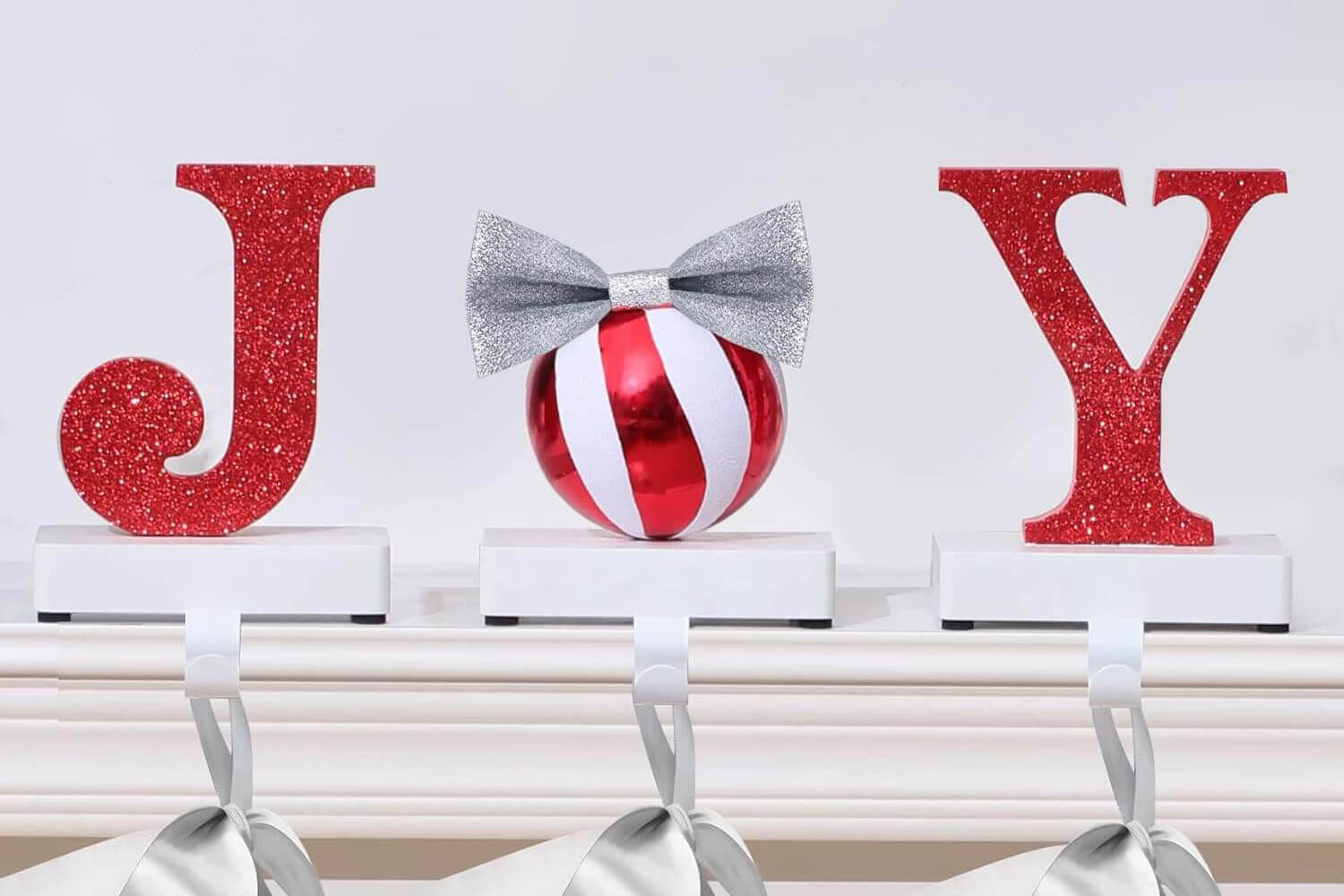 Christmas Stocking Holder | Letter JOY | Posh Paper