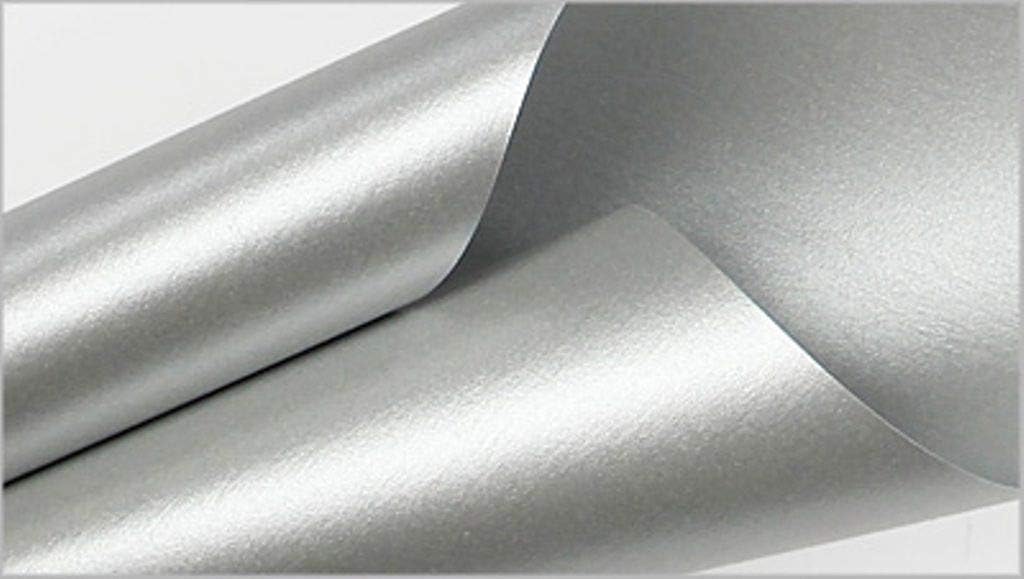 100 Sheets Metallic Silver Foil Gift Tissue Paper Bulk 20 X 14''