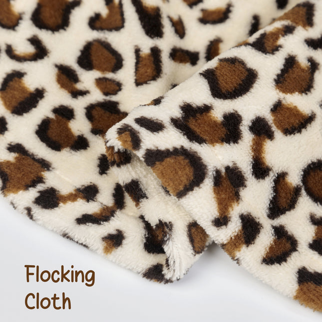 Lady Goose Outfit - 23" Leopard Flannel Bathrobe