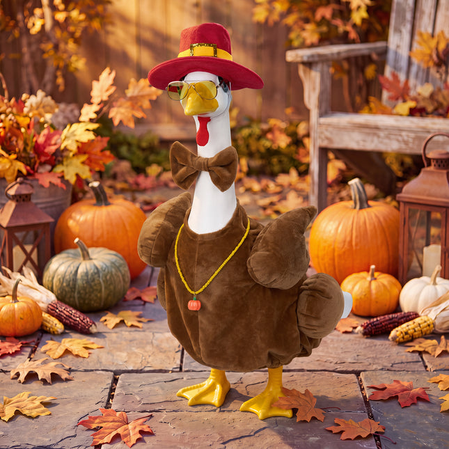 Turkey Porch Goose Outfits for 23 Inch Lawn Statue