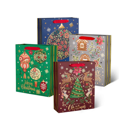 Posh Paper Christmas Gift Bags Large Gift Bags with Bulk Order 