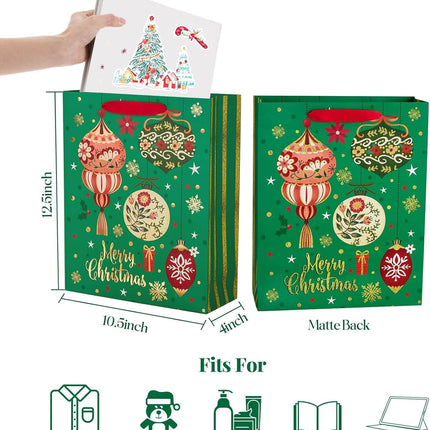 Posh Paper Christmas Gift Bags Large Gift Bags with Bulk Order 