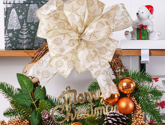 Posh Paper Christmas Ribbon Wired
