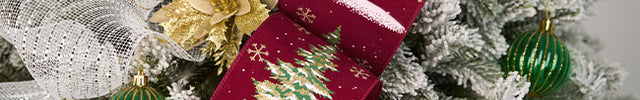 Christmas Tree Wired Ribbon