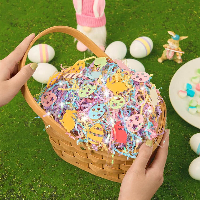 Easter Grass Crinkle Cut Paper w/Bunny Egg Confetti