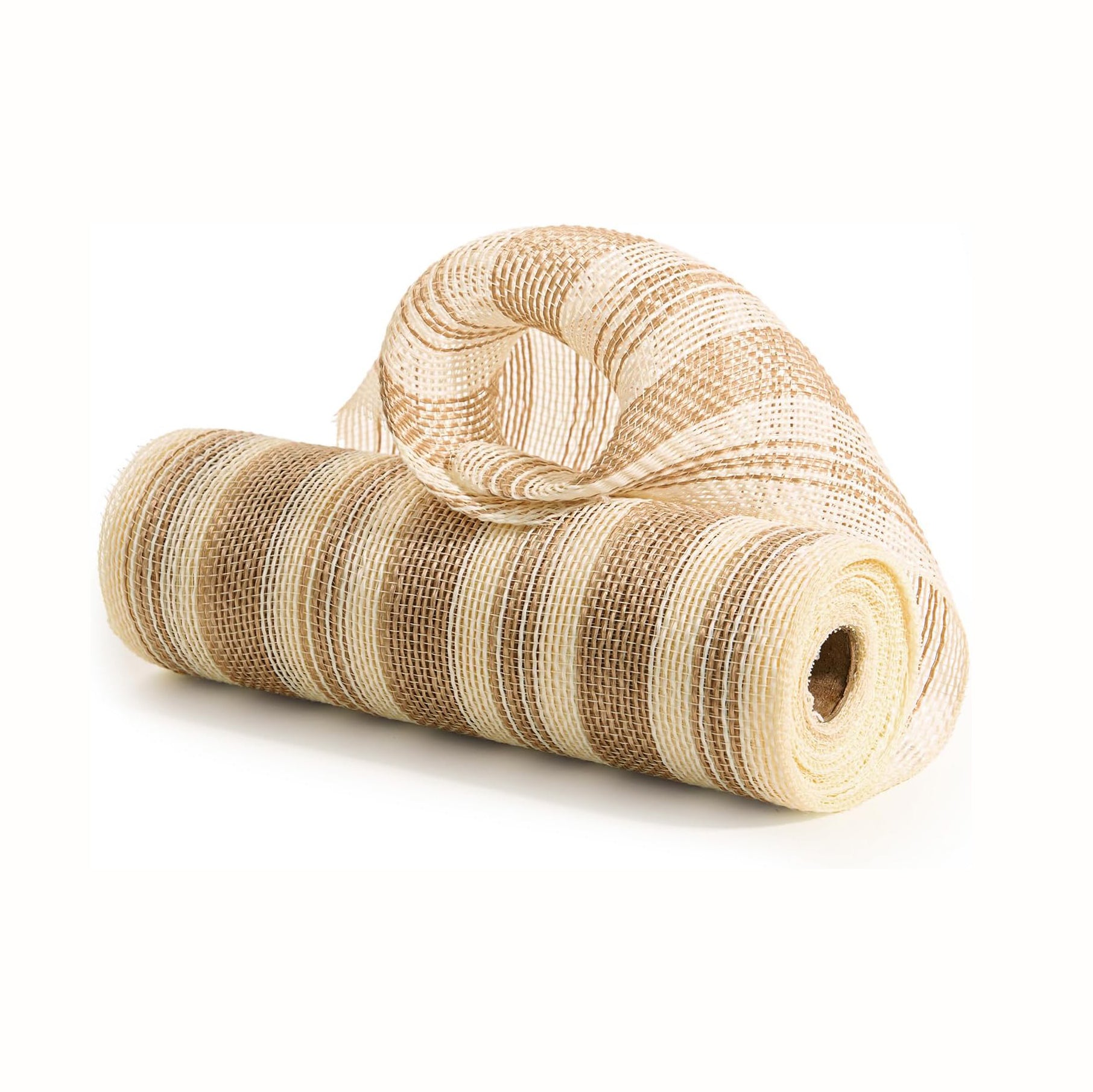 Jute Poly Burlap Decor Mesh Ribbon 10 x 10yd Posh Paper