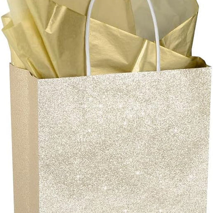 Metallic Gold Foil Gift Tissue Paper Bulk, Pack of 100