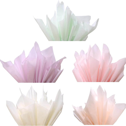 Pearl Colorful Gift Tissue Paper Bulk, Pack of 100