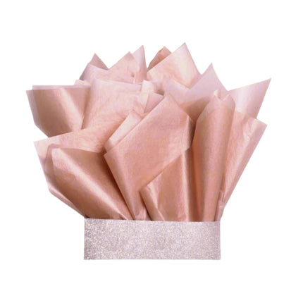 Posh Paper Bulk Tissue Paper, 20" x 14", Pack of 100, Rose Gold
