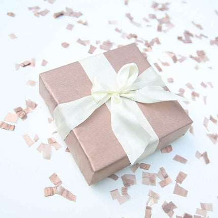 Posh Paper Bulk Tissue Paper, 20" x 14", Pack of 100, Rose Gold Metallic