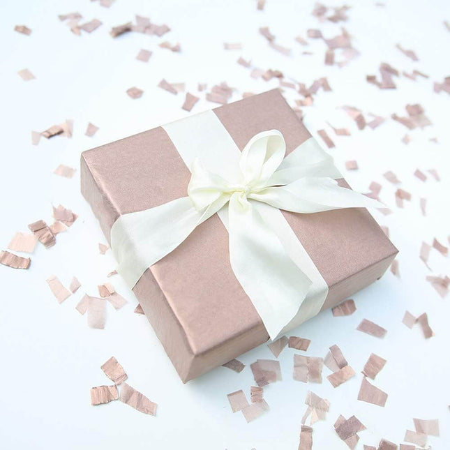 Posh Paper Bulk Tissue Paper, 20" x 14", Pack of 100, Rose Gold Metallic