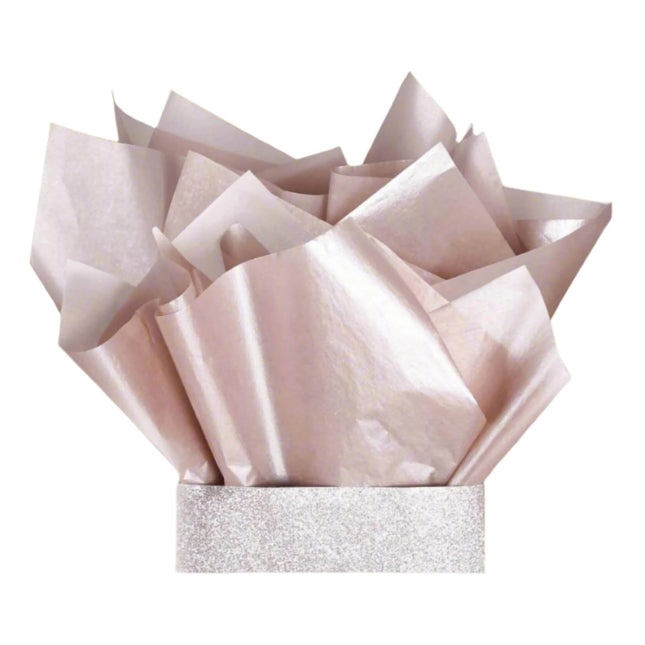 Posh Paper Bulk Tissue Paper, 20" x 14", Pack of 100, Champagne Gold
