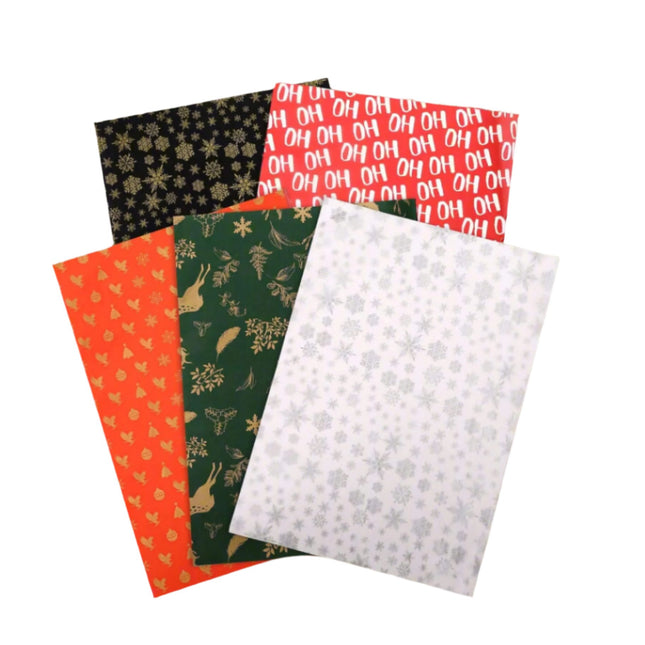 Posh Paper Chrismas Tissue Paper, Tissue Wrapping Paper, Pack of 100