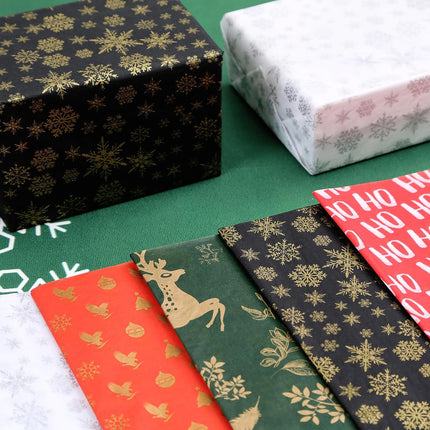 Posh Paper Chrismas Tissue Paper, Tissue Wrapping Paper, Pack of 100