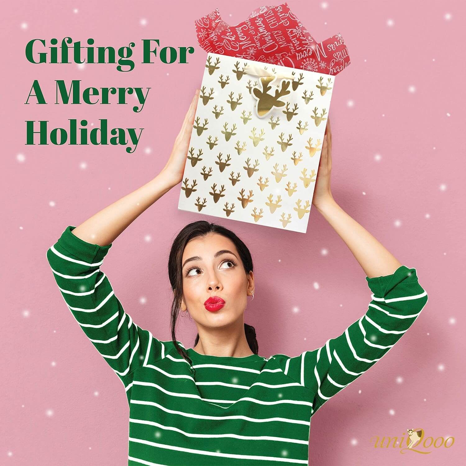 Posh Paper Christmas Gift Bags Christmas , Set of 12