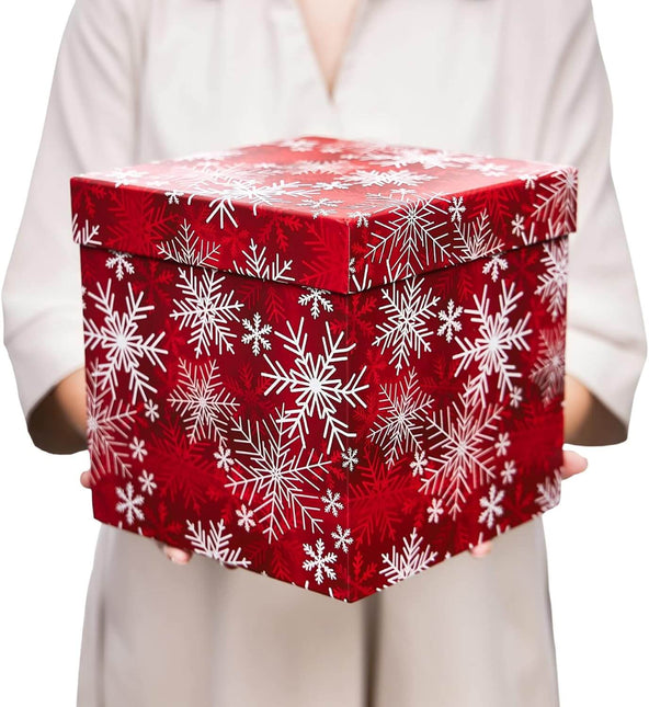 Posh Paper Christmas Gift Boxes, Chocolate Gift Boxes, 4" to 7 1⁄8“, Pack of 5