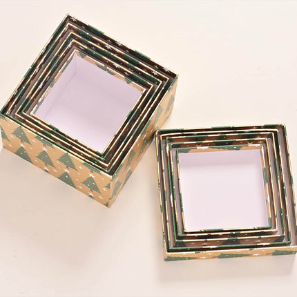 Posh Paper Christmas Gift Boxes, Small Gift Boxes, Pack of 5