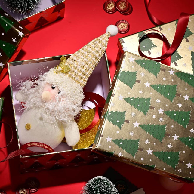 Posh Paper Christmas Gift Boxes, Small Gift Boxes, Pack of 5