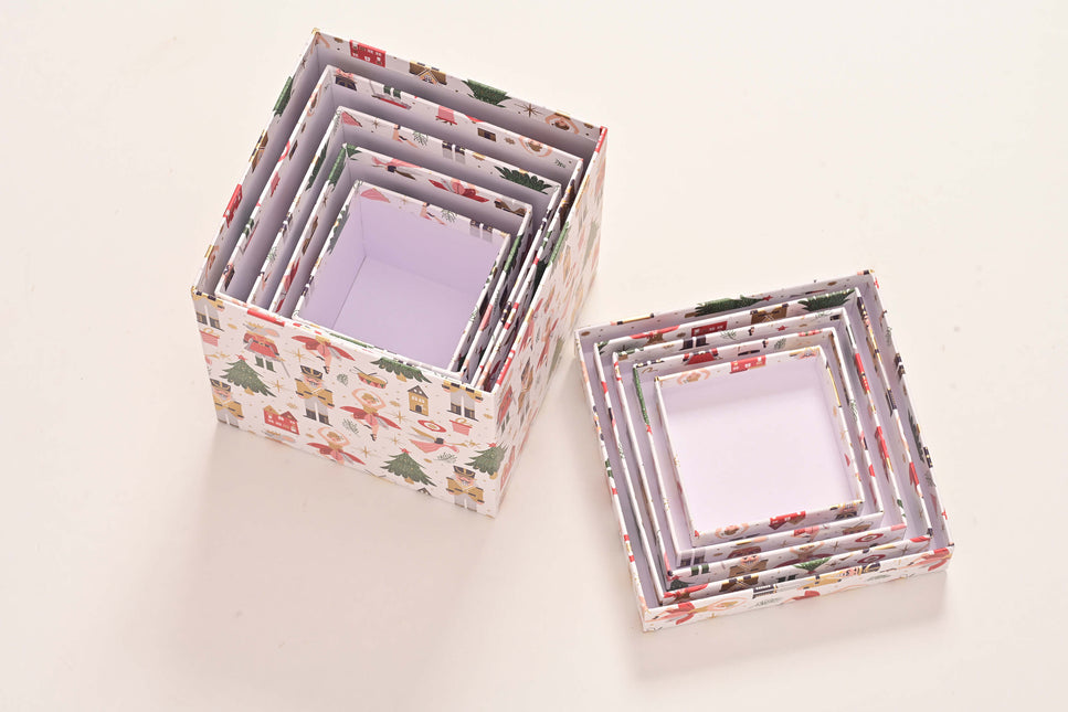 Posh Paper Christmas Gift Boxes, Small Gift Boxes, White Gift Boxes
