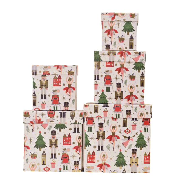 Posh Paper Christmas Gift Boxes, Small Gift Boxes, White Gift Boxes
