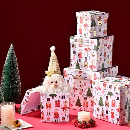 Posh Paper Christmas Gift Boxes, Small Gift Boxes, White Gift Boxes