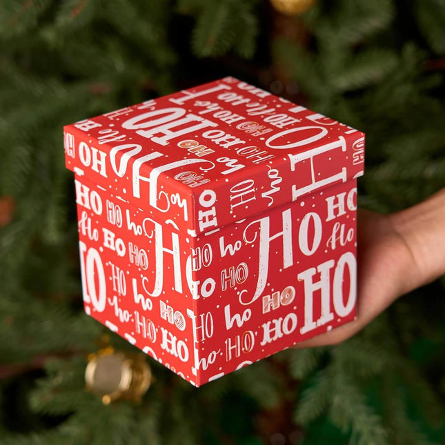 Posh Paper Christmas Gift Boxes, Small to Medium Gift Boxes, Pack of 5