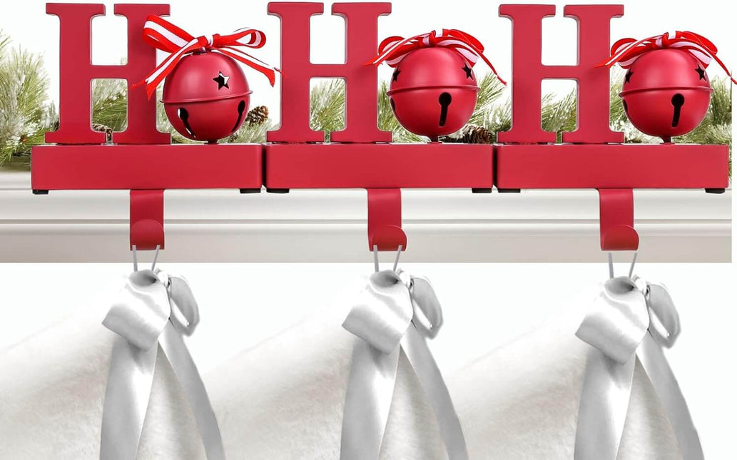 Posh Paper Christmas Stocking Holders, Pack of 3,  5 1⁄2“ x 5“, 2lbs On Each Hook