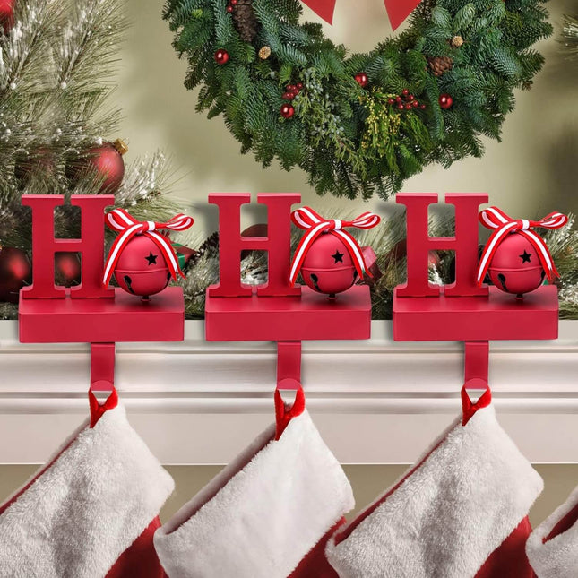 Posh Paper Christmas Stocking Holders, Pack of 3,  5 1⁄2“ x 5“, 2lbs On Each Hook