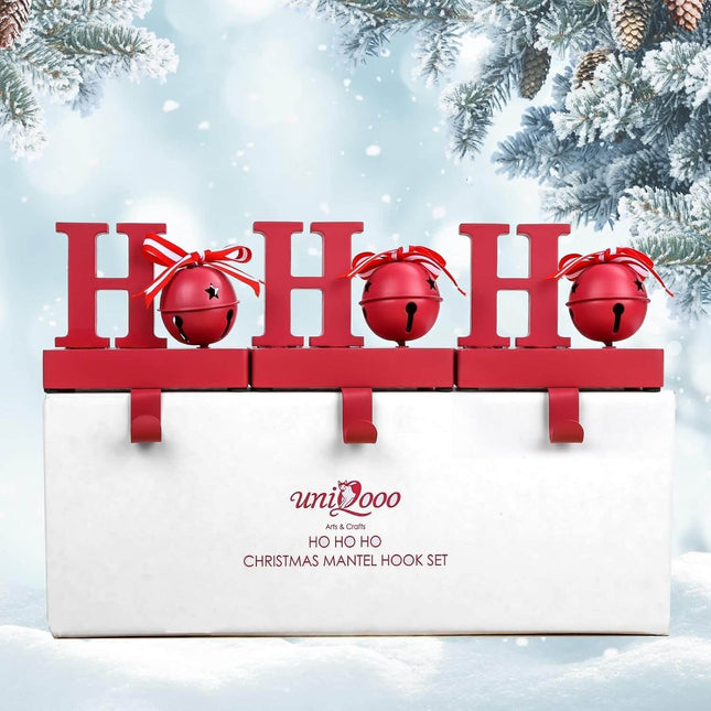 Posh Paper Christmas Stocking Holders, Pack of 3,  5 1⁄2“ x 5“, 2lbs On Each Hook