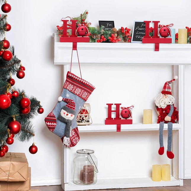 Posh Paper Christmas Stocking Holders, Pack of 3,  5 1⁄2“ x 5“, 2lbs On Each Hook