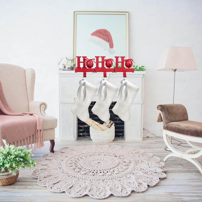 Posh Paper Christmas Stocking Holders, Pack of 3,  5 1⁄2“ x 5“, 2lbs On Each Hook