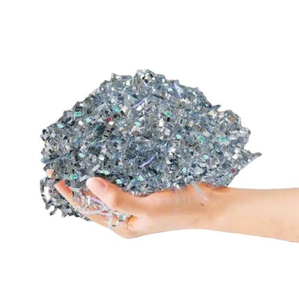 Posh Paper Crinkle Shredded Paper, 1 Lb Crinkle Cut Paper, Metallic