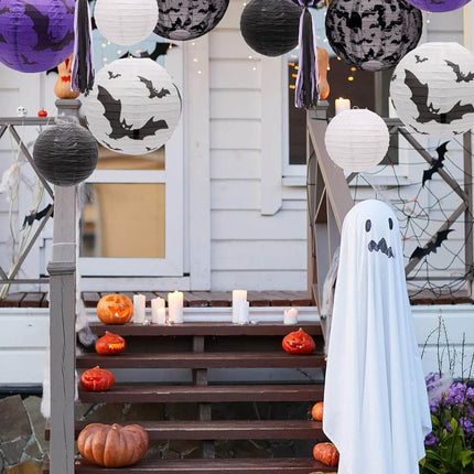 Halloween Paper Lantern Party Set, 12Pcs