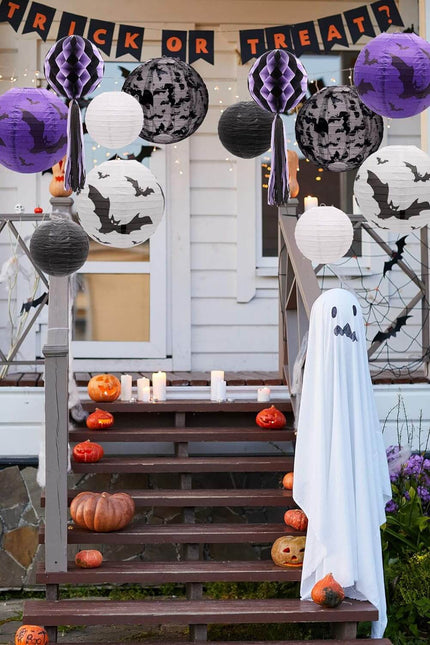 Halloween Paper Lantern Party Set, 12Pcs