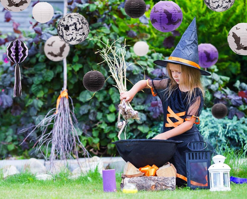 Halloween Paper Lantern Party Set, 12Pcs