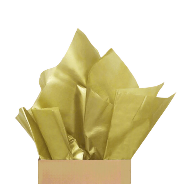 Posh Paper Gift Tissue Paper, Gold, Set of 200