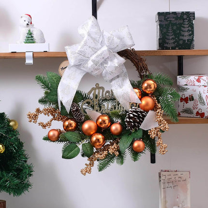 Posh Paper White Ribbons, Christmas Ribbons Wired, 2 1⁄2“ x  40 Yards