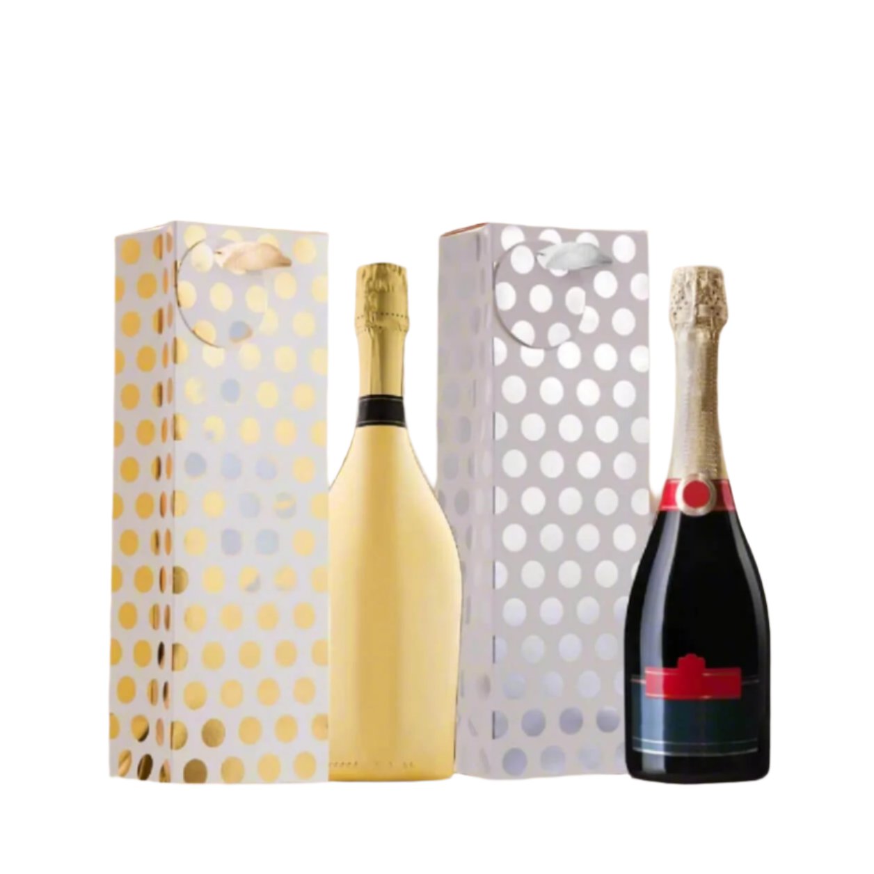 Posh Paper Christmas Wine Bags Wine Gift Bags Wine Bottle Bags Bulk