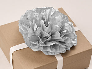 Silver Tissue Paper Pack of 100 Are Perfect for Gift Giving