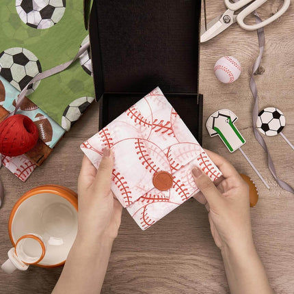 Posh Paper 100 Sheet Sports Ball Pattern Tissue Paper 14 x 20 Inches
