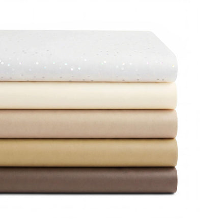UNIQOOO 500 Sheets Brown Tissue Paper Bulk for Gift Bags, 20x14 Inch Gift Wrapping Tissue Paper, Acid Free 17gsm Rustic Wrap Sheets for Thanksgiving Party Birthday DIY Crafts