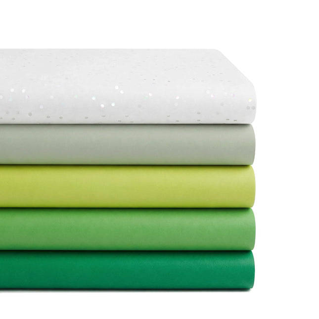 500 Sheets Green Tissue Paper Bulk, 5 Colors Tissue Paper for Gift Bags Gift Wrap Supplies Bulk for Crafts Party Decorations Art Projects, 20x14 Inch