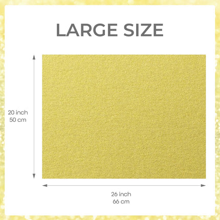 UNIQOOO Large 26X20 Inch 60 Sheets Metallic Gold Foil Gift Tissue Paper Bulk, Recyclable Durable for Gift Bags Box Gift Wrapping DIY Craft, Wedding Birthday Party Favor Decor, Shredded Filler, Pinata