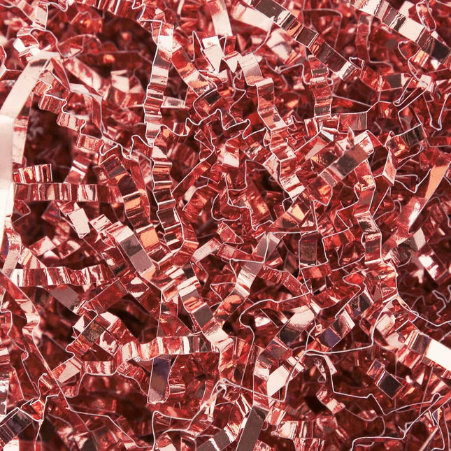 Posh Paper Crinkle Cut Paper, Crinkle Shredded Paper, Rose Gold